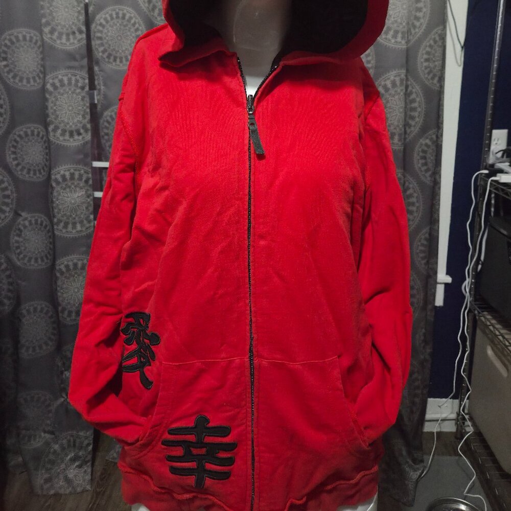 Chico's Chinese Hoodie fits like a men's medium
